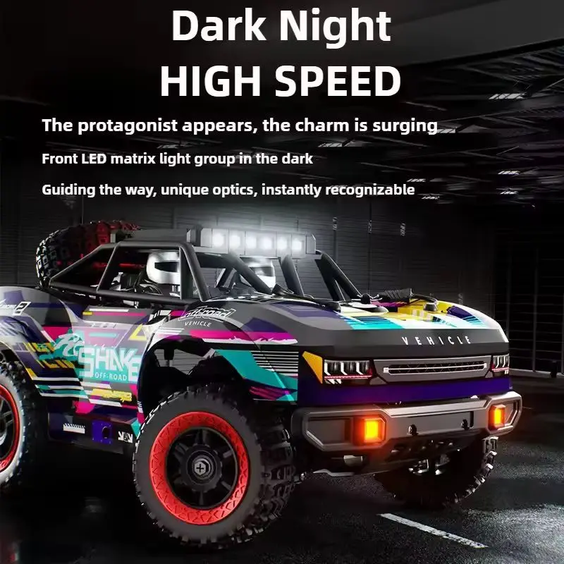 JJRC C8820 فرشاة الكربون مقياس كامل سيارة التحكم عن بعد 4wd شاحنة قصيرة على الطرق الوعرة المهنية سباق عالية السرعة سيارة الكبار Rc اللعب