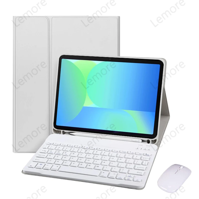 

Чехол для планшета с клавиатурой для Samsung Galaxy Tab S9 S8 S7 11 дюймов, чехол-клавиатура с отсеком для стилуса и подставкой