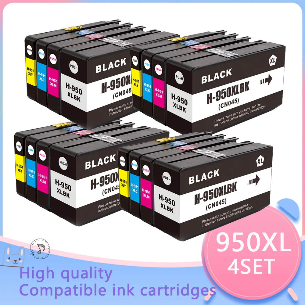 สำหรับ HP 950XL สำหรับ951XL สำหรับ HP950ตลับหมึก950 951 Officejet Pro 8600 8610 8615 8620 8630 8625 8660 8680เครื่องพิมพ์