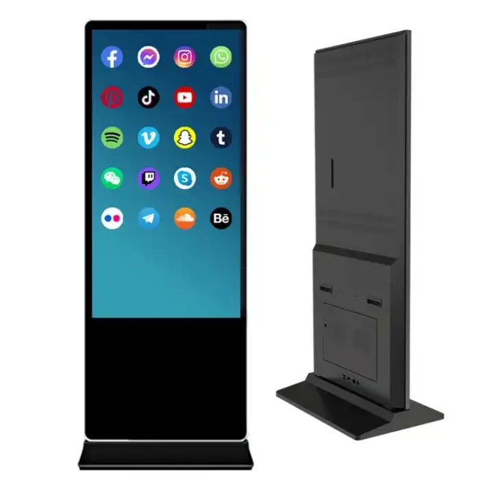 Standing Indoor Transparent LED Display Digital Poster P3.9-P7.8 Transparent Windows LED Display Invisible LED Mesh Panel