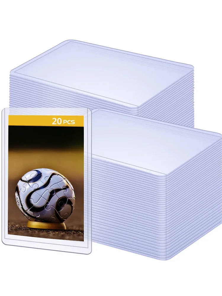 20 stuks hard plastic kaarthoezen beschermer map beschermende houder display geschikt voor honkbal sport yugioh pokemon spelkaart
