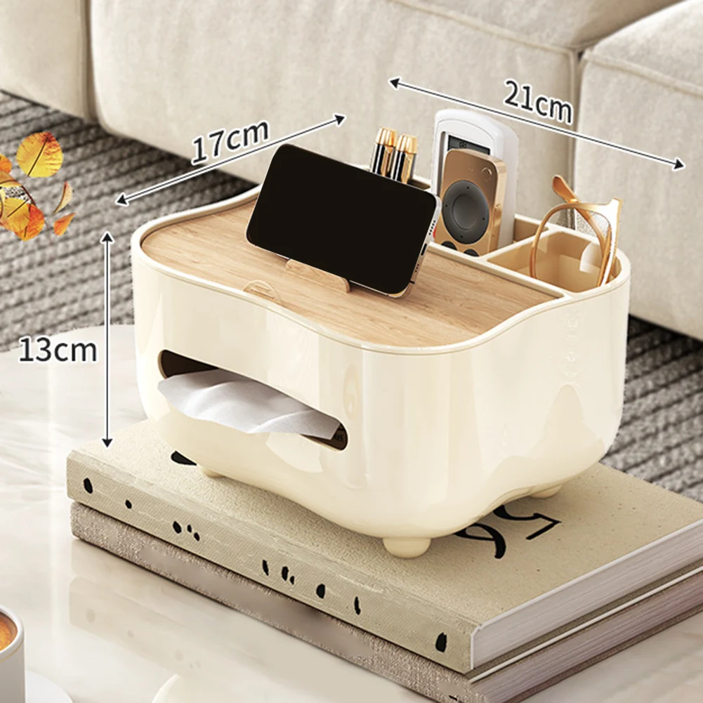 Home D cor Napkin Organizer Compact Size Easy To Clean Modern Aesthetic Robust Materials Office Organizer 13*17*21cm
