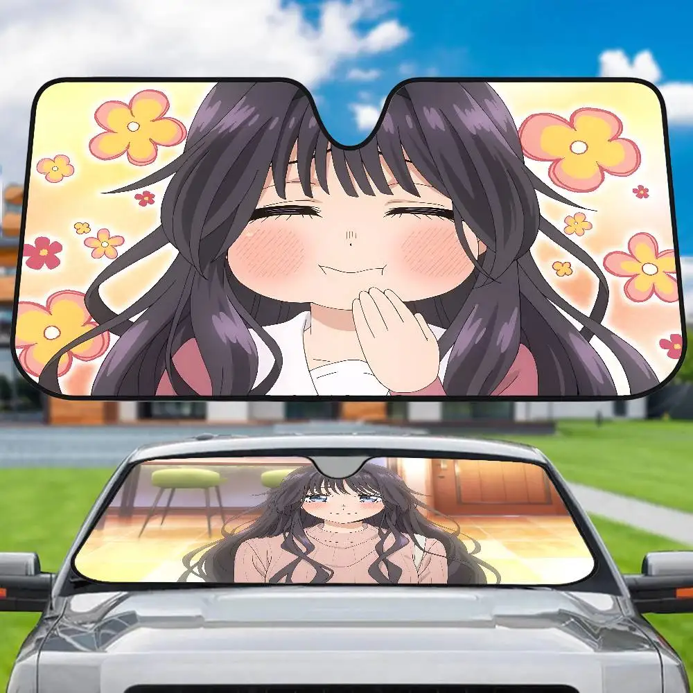 

K-Kaoruko Waguri солнцезащитный козырек на ветровое стекло 3D пленка в клетку подарок новинка козырек на переднее окно автомобиля 70x130 см солнцезащитный козырек солнечная защита