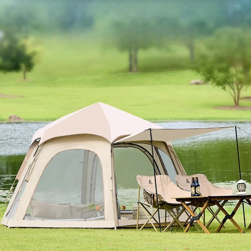 

Windbreaker Awning Camping Tent Bunk Backpacking Houses Camping Tent Survival Light-Weight Tenda Ao Ar Livre Folding Tent