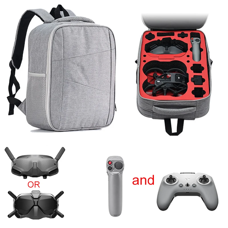 Mochila de grande capacidade para DJI Avatar, Avata Bagpack, óculos 2, V2, Outdoor Travel Handbag Acessórios