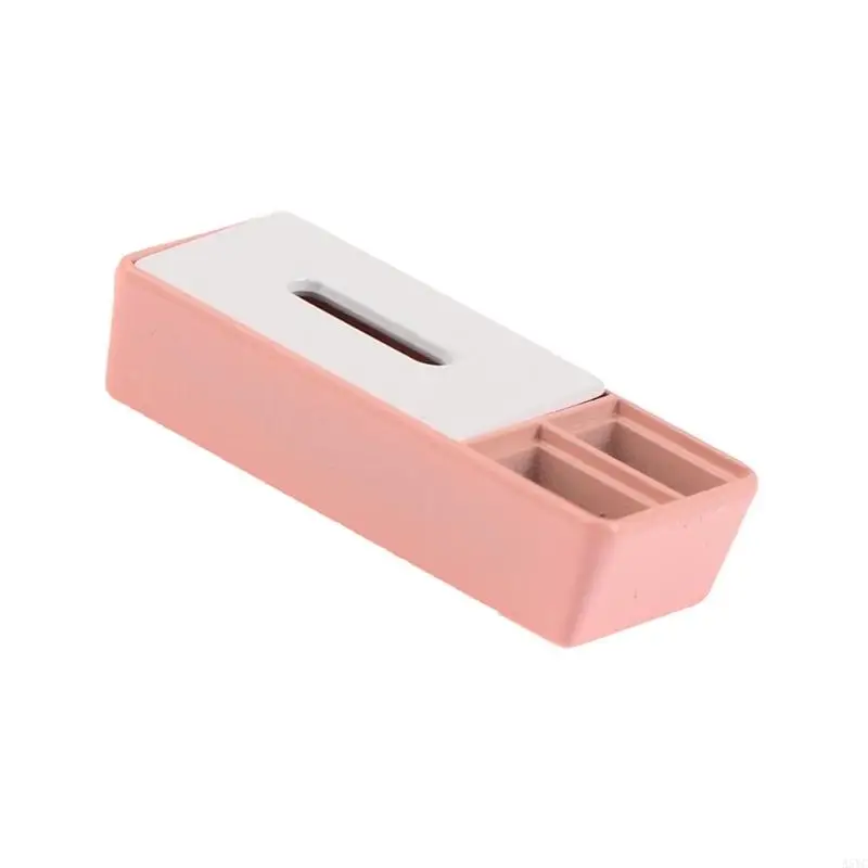 A5YC 1/12 Miniatuurweefselbox Model Figurine Badkamer Decoratie Doll House Decors