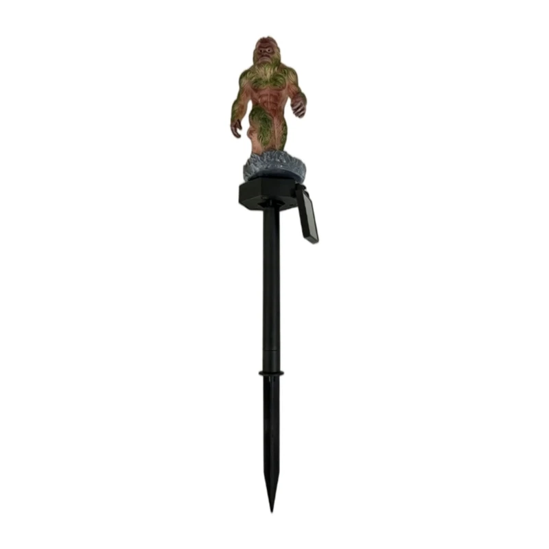 statue-jardin-avec-lumiere-chaude-panneau-figurine-en-resine-avec-finition-marron-pour-utilisation-dans-le