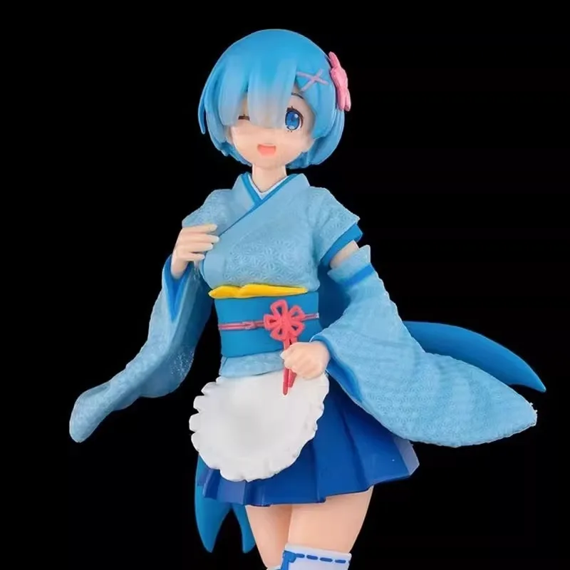 Re:Zero -Starting Life in Another World Running Sakura Rem Kimono Rem Hand-made Model Ornaments Doll Gift Action & Toy Figures