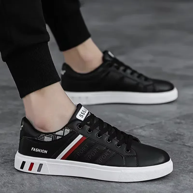 Men's flat shoes 2025; Cool men's sports shoes; Men's outdoor sports shoes for spring and autumn; Fashionable vulcanized shoes; image 4