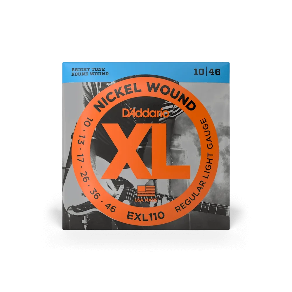 EXL110 Nickel Electric Guitar Strings 10-46 Perfect Intonation Consistent Feel Reliable Durability For 6String Music Accessories