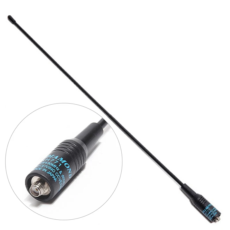 NA-771 SMA 암 SMA-F 듀얼 와이드 밴드 유연한 안테나, 양방향 라디오, BAOFENG, VHF, UHF, 144, 430MHz, UV-5R BF-888S UV-82 등 