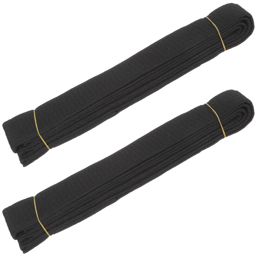 2 قطعة حزام التايكوندو الكاراتيه الخصر الفرقة لتدريب فنون الدفاع عن النفس خفيفة الوزن قابل للغسل حزام موحد للبالغين الرجال النساء #5