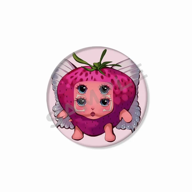 Popular Singer Melanie Martinez Pins Aesthetic Music Album Cover Enamel Badge Funny Round Brooch Pin on Backpack Fans Collection