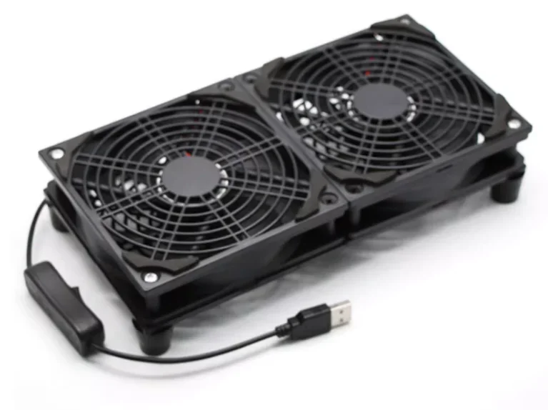 120x120x25mm Cicha duża objętość powietrza podwójna kula 5V wentylator routera modem optyczny dekoder wzmacniacz laptop radiator USB