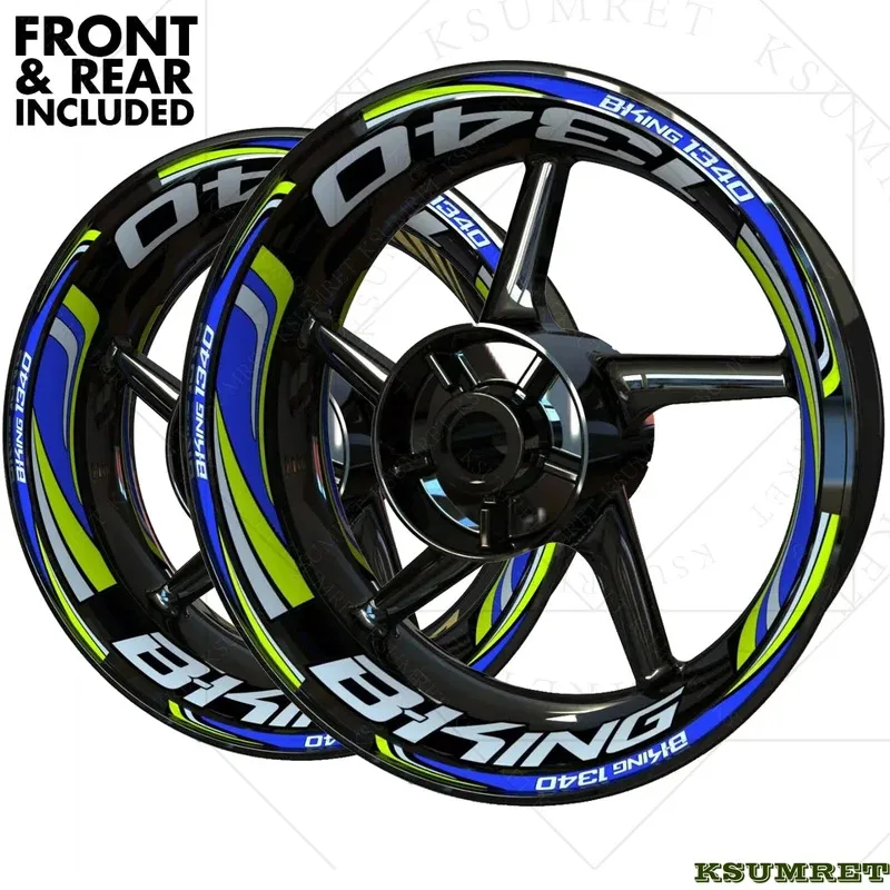 

Виниловые наклейки на колеса SUZUKI B KING 1340, набор наклеек с логотипом B KING 1340 для мотоциклетных дисков