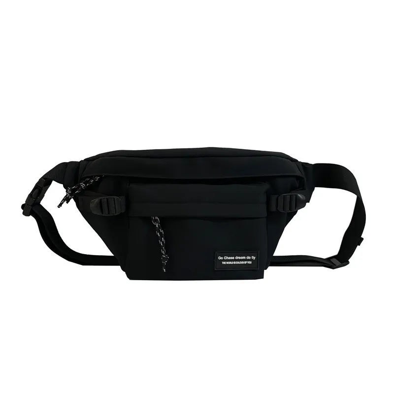 Street Hip-hop Waist Bag High Capacity Unisex Chest Pack Shoulder Bags Fashion New Trend Fanny Pack Woman Nylon Belt Bag Purse