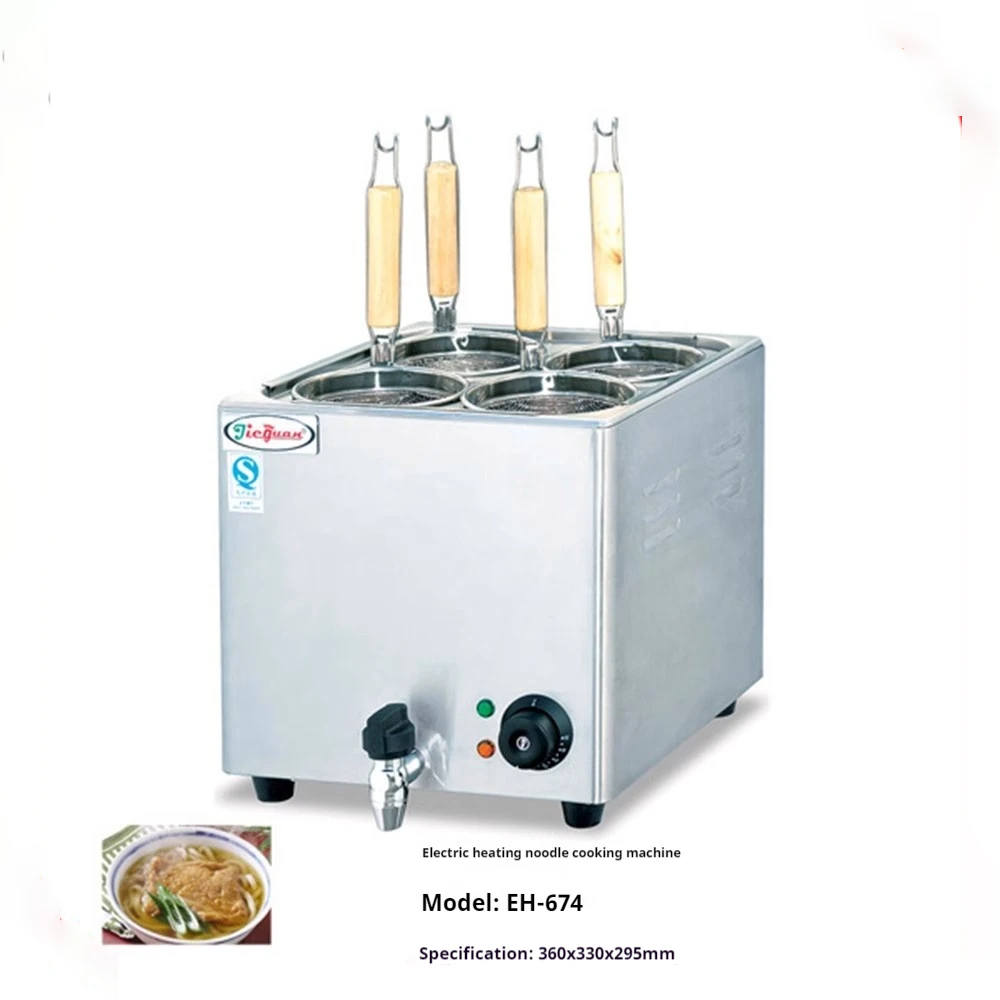 3KW Table Top Stainless Steel Commercial Electric Pasta Cooker Noodle Cooker Machine Boiler Cooking Stove 220V