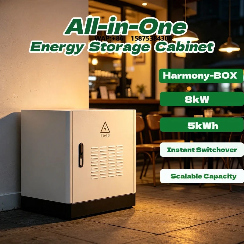 Versatile Powerful Hybrid Grid Ground-Standing 220/110V Output All-in-One 8kW/5kWh LiFePO4 Solar Power System for Ranches