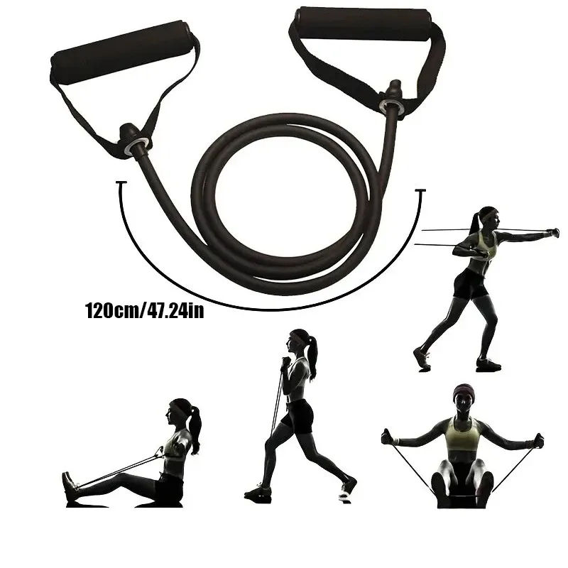 Juego de cuerda de tensión portátil para el hogar, equipo de entrenamiento de goma elástica fuerte, gimnasio en casa, Fitness, 11 piezas