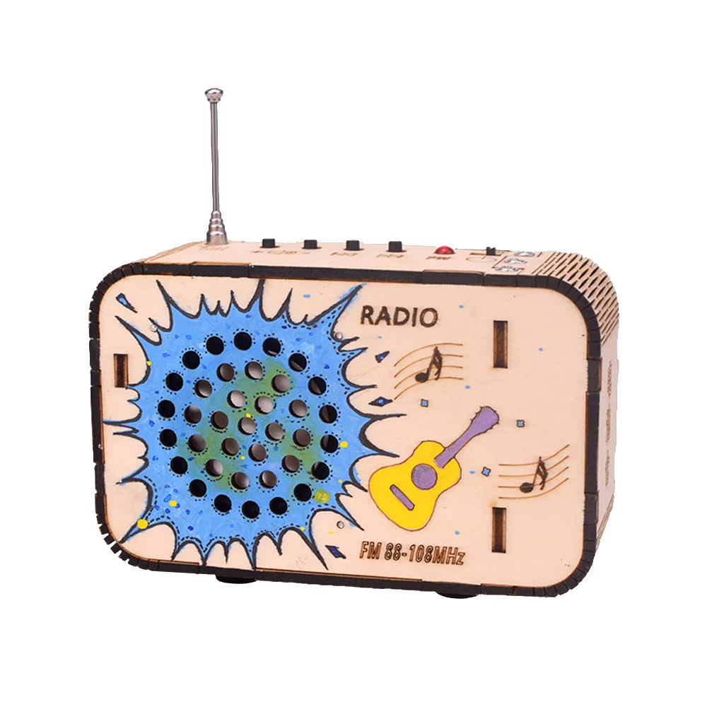 DIY Radio Model Science and Technology Invention Hand-made Self-made Assembly Materials Science handmade toys physics toy