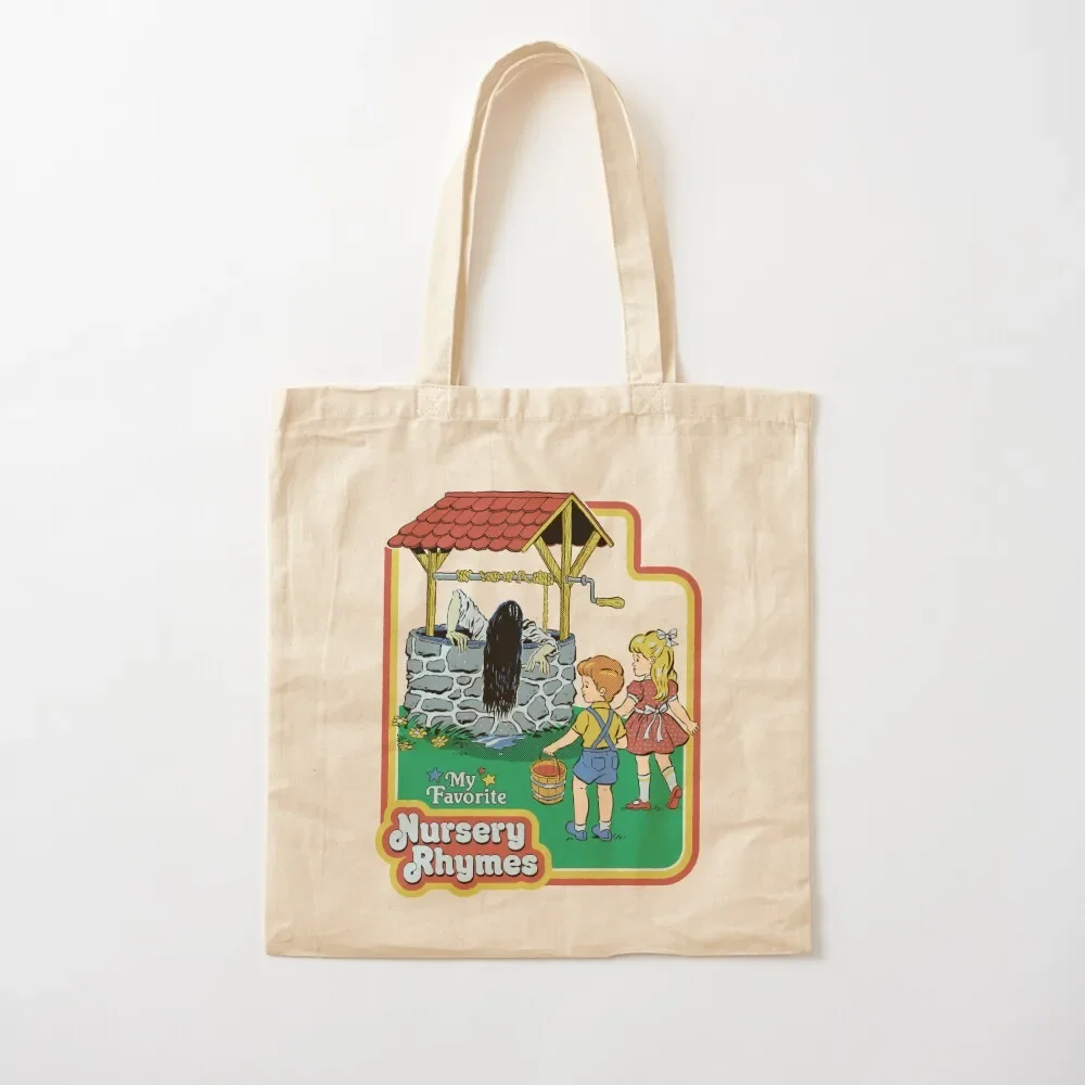 

My Favorite Nursery Rhymes Tote Bag canvas tote bag tote bag university Reusable bags
