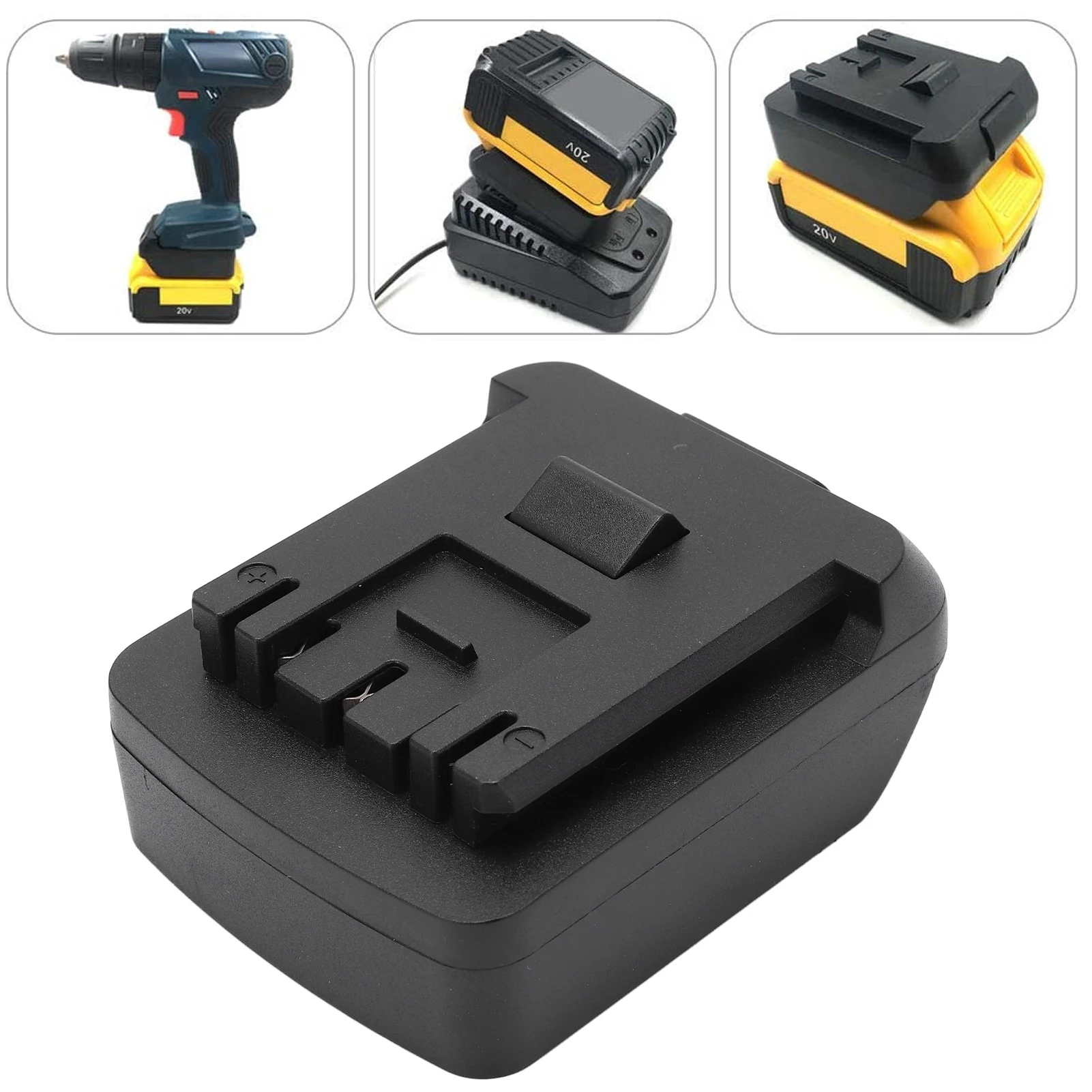 

Lithium Battery Adaptor 18V 20V to for 18V Power Tool with Charging Function Battery Converter Lithium Battery Converter