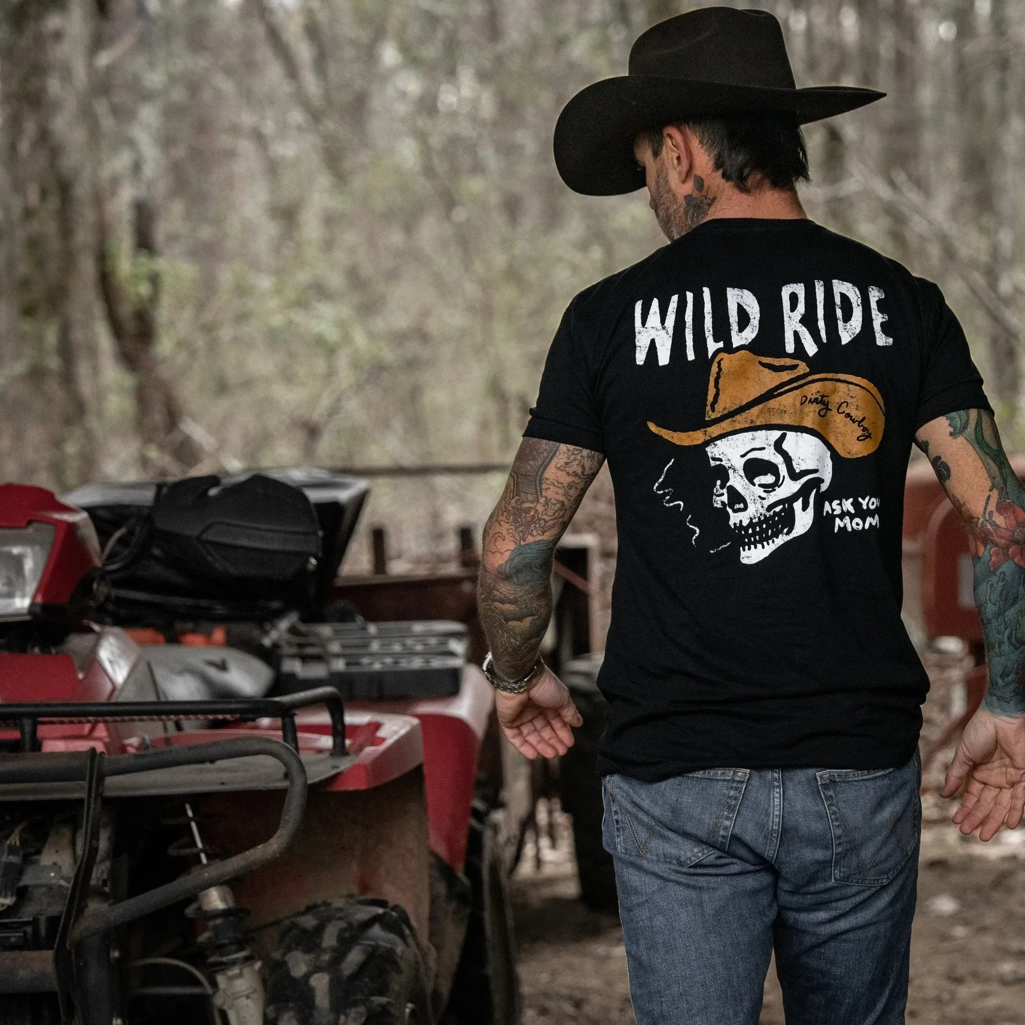 2026 Wild Ride Men's T-Shirt - Combat Iron Military T-shirt - Suitable for Sports Wear Pure Cotton