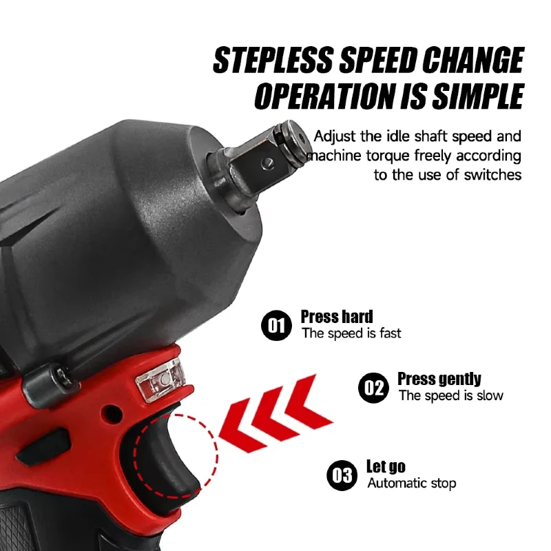 ميلووكي 18 فولت 1300 نانومتر مفتاح كهربائي لاسلكي عزم دوران كبير فرش تأثير وجع سيارة شاحنة إصلاح أدوات كهربائية