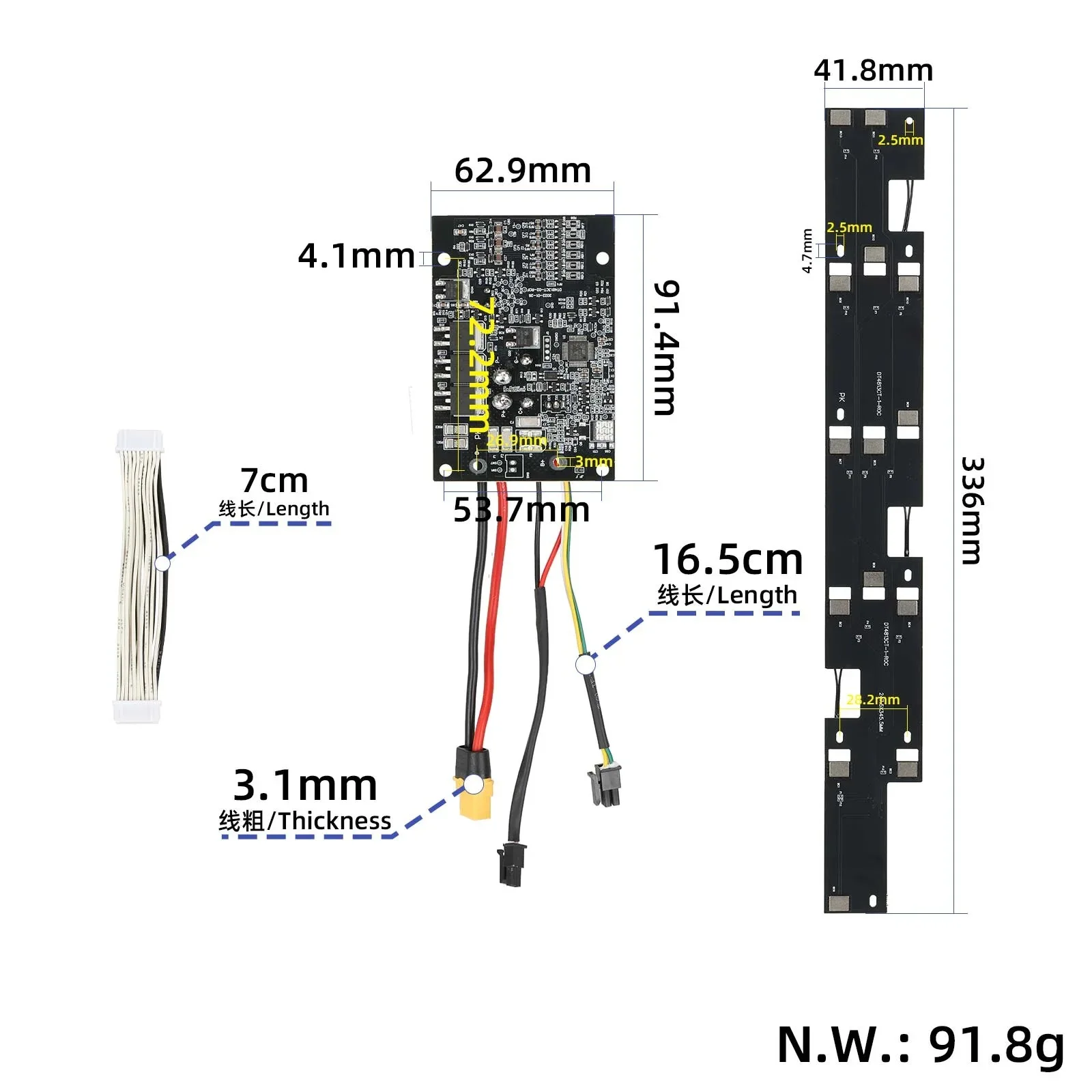 BMS Protection Board for Xiaomi 4 Ultra Electric Scooter Lithium Battery Management PCB Overcharge Discharge Repair Part