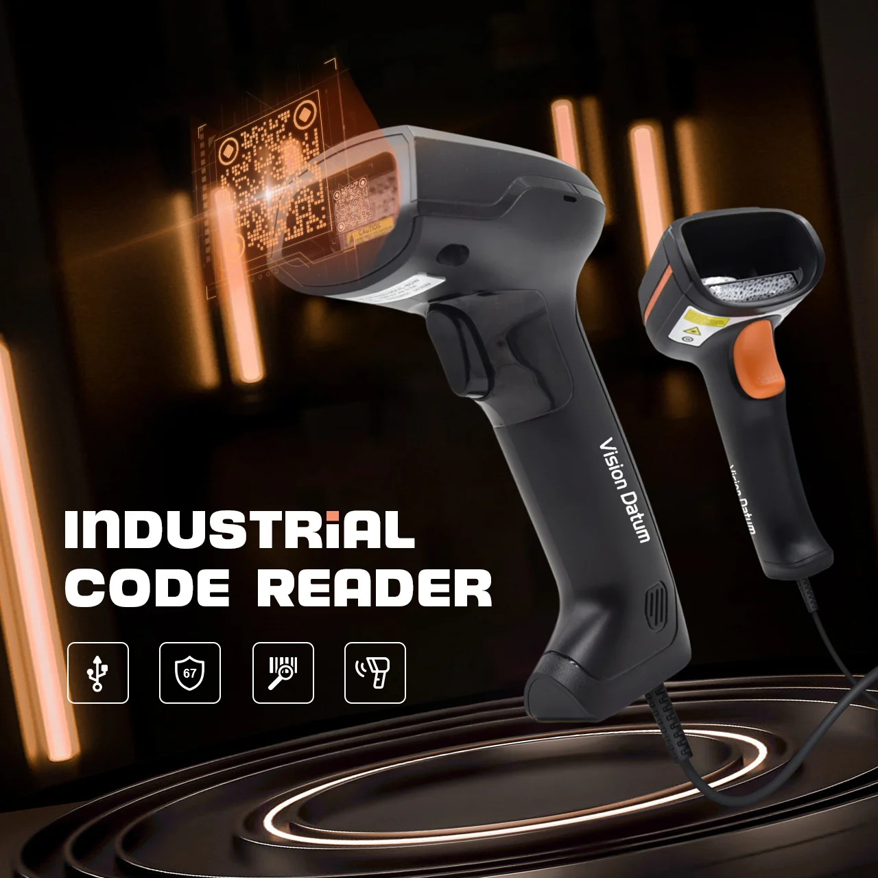 مصنع OEM IP65 Usb2.0 اللاسلكي الأزرق الأسنان 1D2D Qr الباركود يده قارئ الرمز الذكي لتصنيع المستودعات