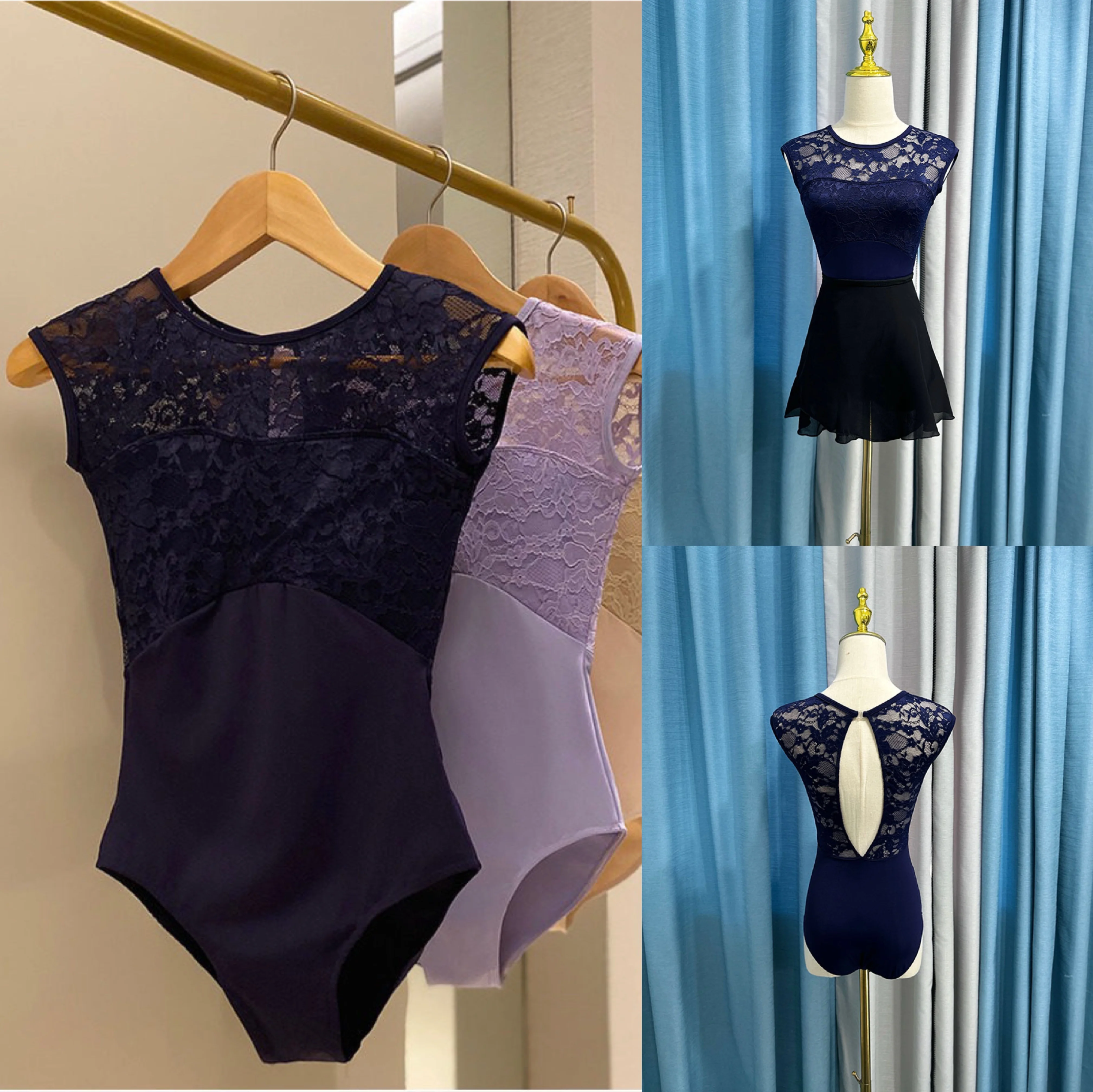 Ballet Leotard for Women High Quality Lace Dance Practice Clothing Adult Aerial Yoga Daily Dance Tight Fitting Clothes