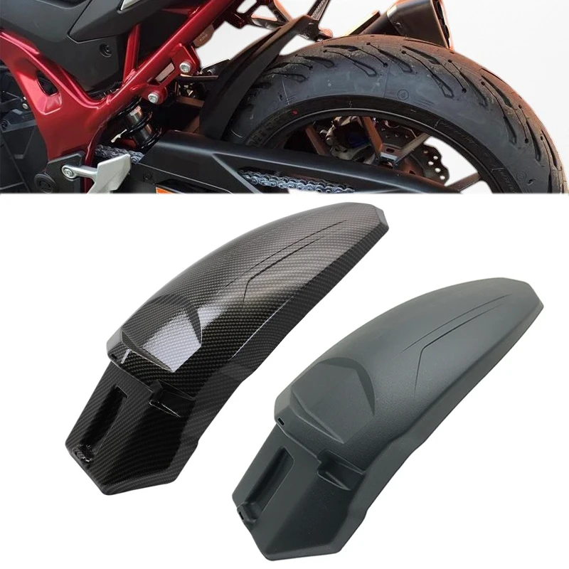 Carbon Rear Fender Mudguard Forward Extension Splash Guard Cover For Honda CBR500R CB500X 500F CBR 500R CB500 CB 500X 2013-2023