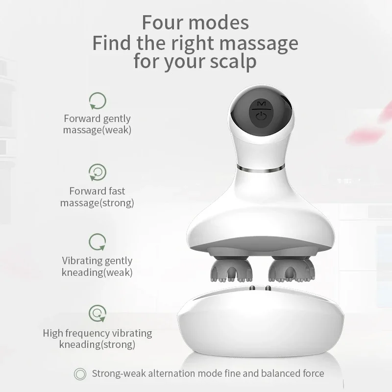 

Head Massager Scalp kneading Vibration Waterproof Electric Multifunctional Wireless Portable Dragon Claw Hand Cat Pet Massager