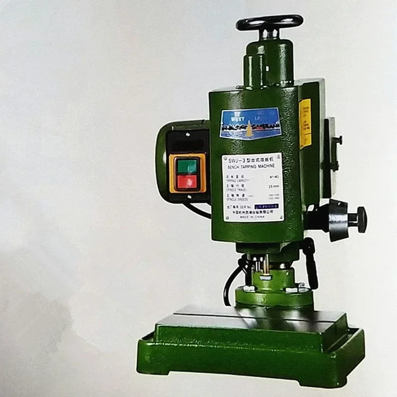 Desktop Mini Drill Bench Drilling Machine SWJ-3/3A Tapping Machine Variable Speed Drilling for DIY Wood Metal Electric Tools