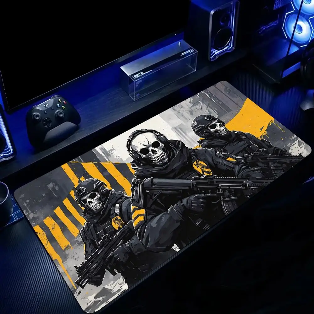 Tactical Skeleton Soldier Mouse Pad Large Computer Office Game Table Mats Rubber Anti-slip XXL Mouse Mat HDP Long Desk Pads
