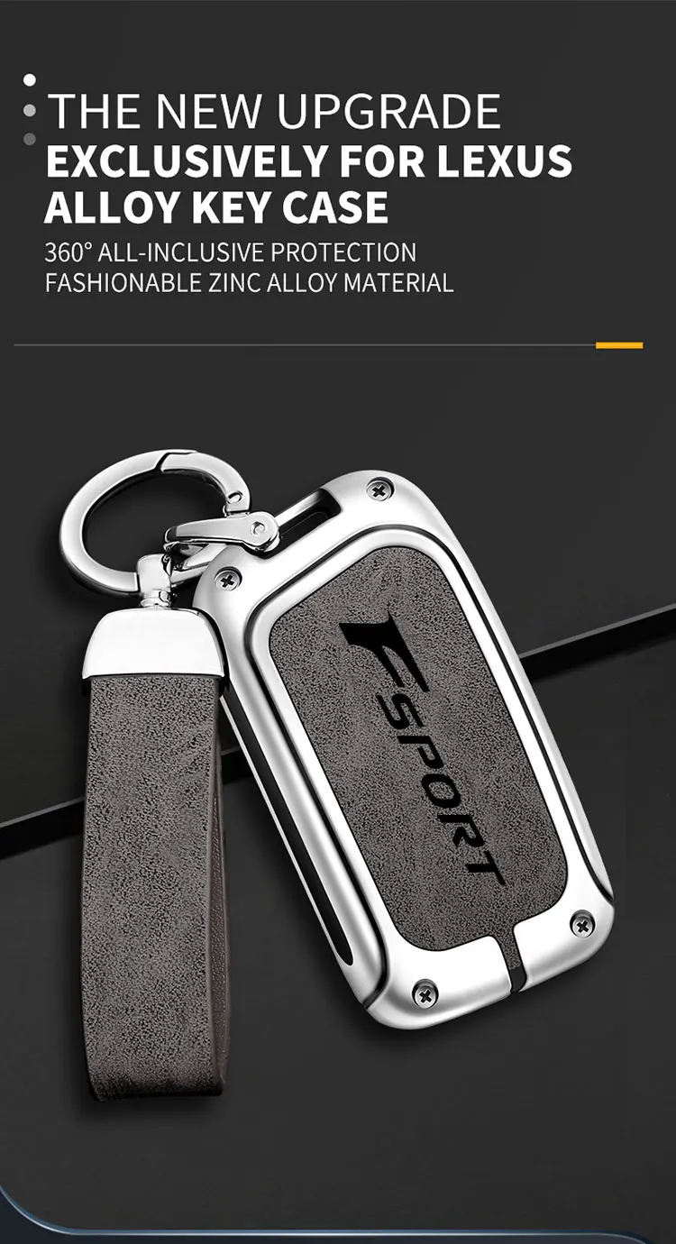 Zinc Alloy Car Key Cover For Lexus F Sport Remote Control
