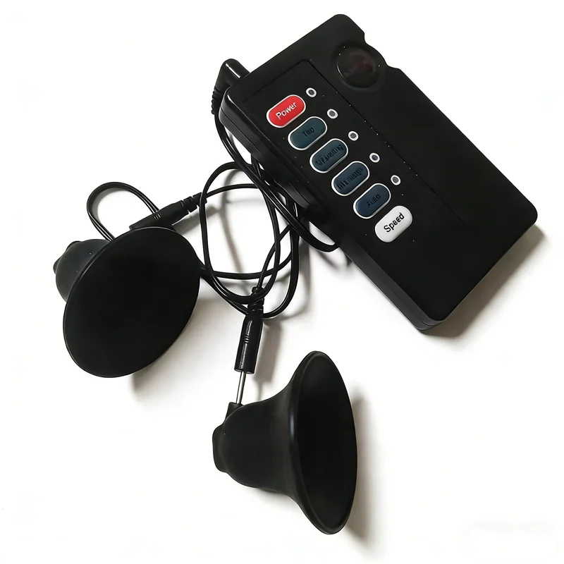 Electric Shock Silicone Nipples Clamps Sucker Pumps Breast Stimulation Chest Massage Sex Toys for Women Couples Adult Games
