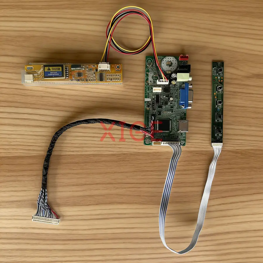 

Monitor Controller Drive Board Fit LTD154EX0 QD15TL07 LQ154K1LA LQ154K1LB 1280*800 HDMI+VGA LVDS 30-Pin 1-CCFL 1280x800 DIY Kit