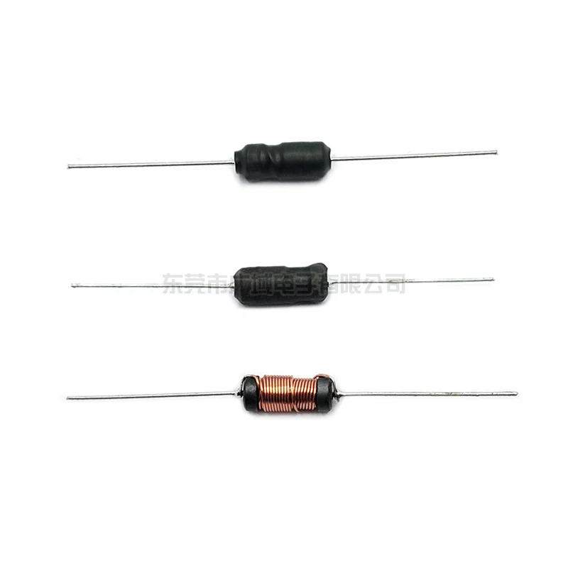 5x12mm 50UH 0.37 Wire Horizontal Casing I-Shaped Inductors Rod Axial Winding