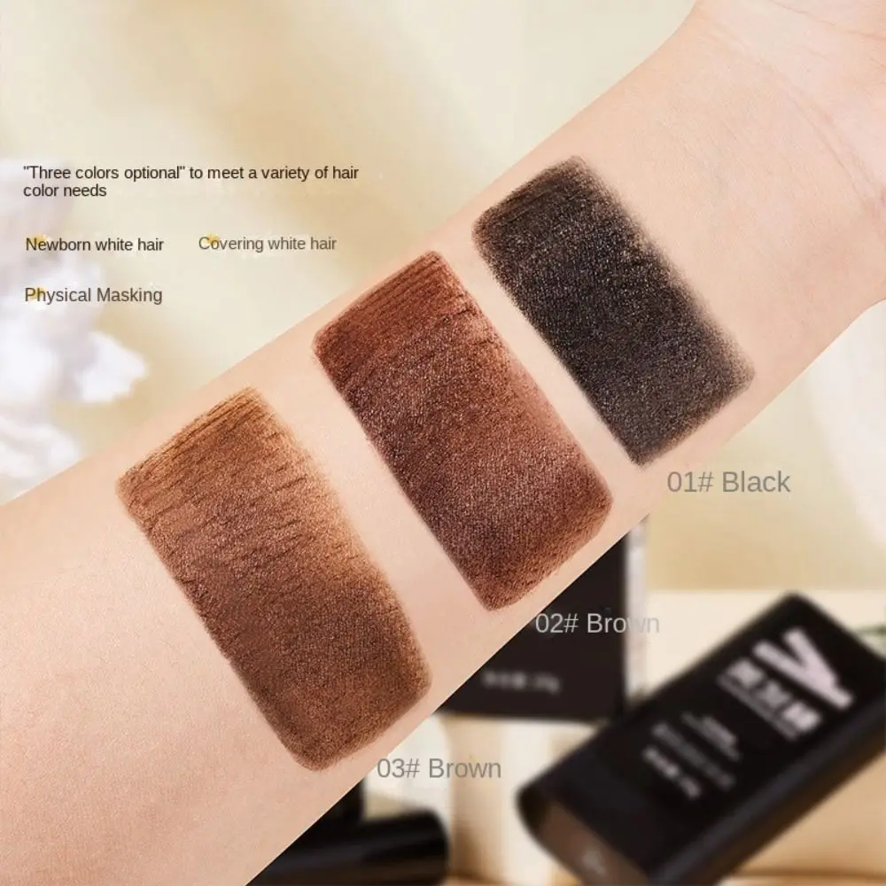 New Waterproof Comb Hair Dye Sweat-proof Easy to Use 2 in 1 Instant Dye Black Color Hair Colouring Cream for Grey Hair Coverage
