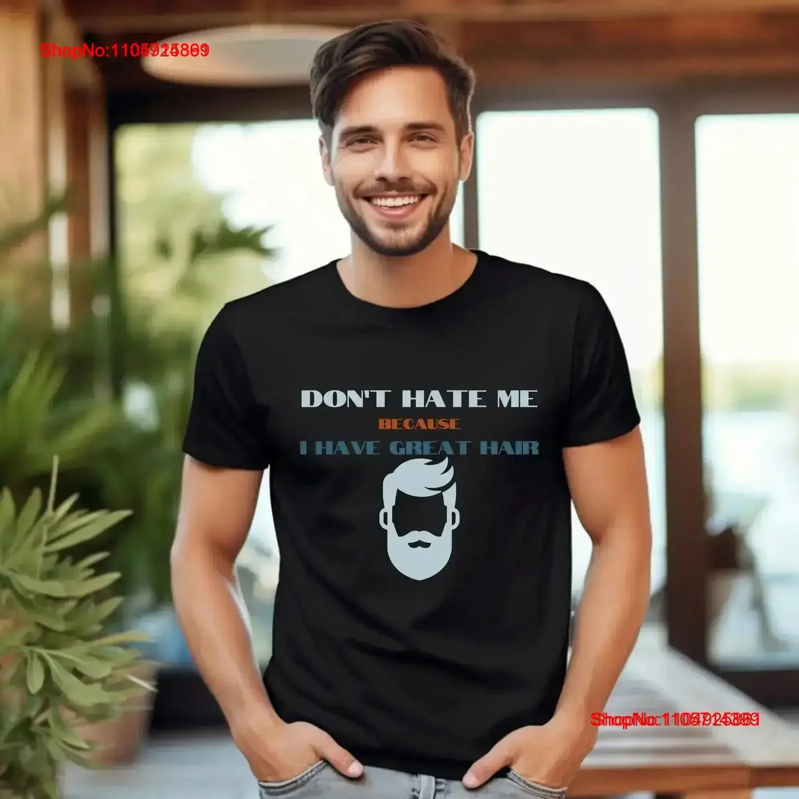 Great Hair Don't Care T Shirt Confidence Booster Sassy Self Love Apparel Stylist Trendy Fashion Statement Piece Bold Design