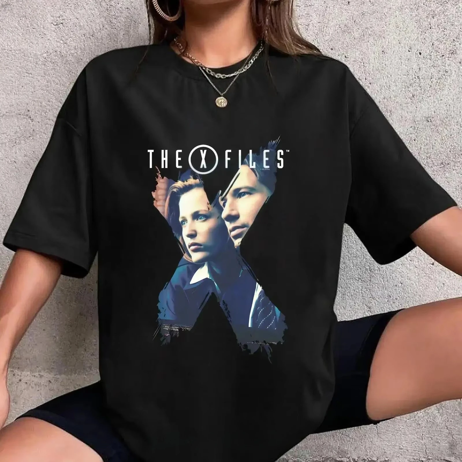 I Want To Believe Shirt Vintage Washed Unisex Oversized X-Files Streetwear Soft Cotton Short Sleeve Tee Gift Clothing Tops Hot