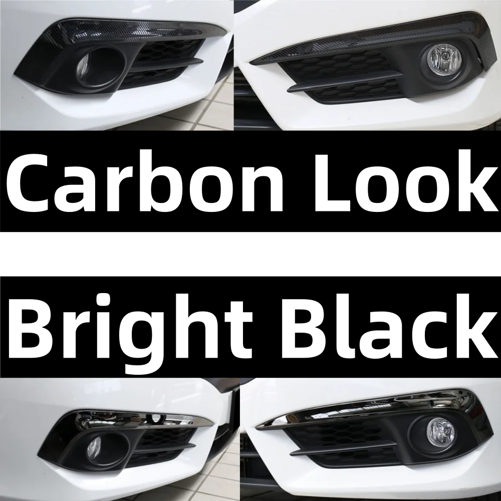 Automobile front bumper grille fog lamp decorative cover For Honda 10th generation Civic 2016 2017 2018