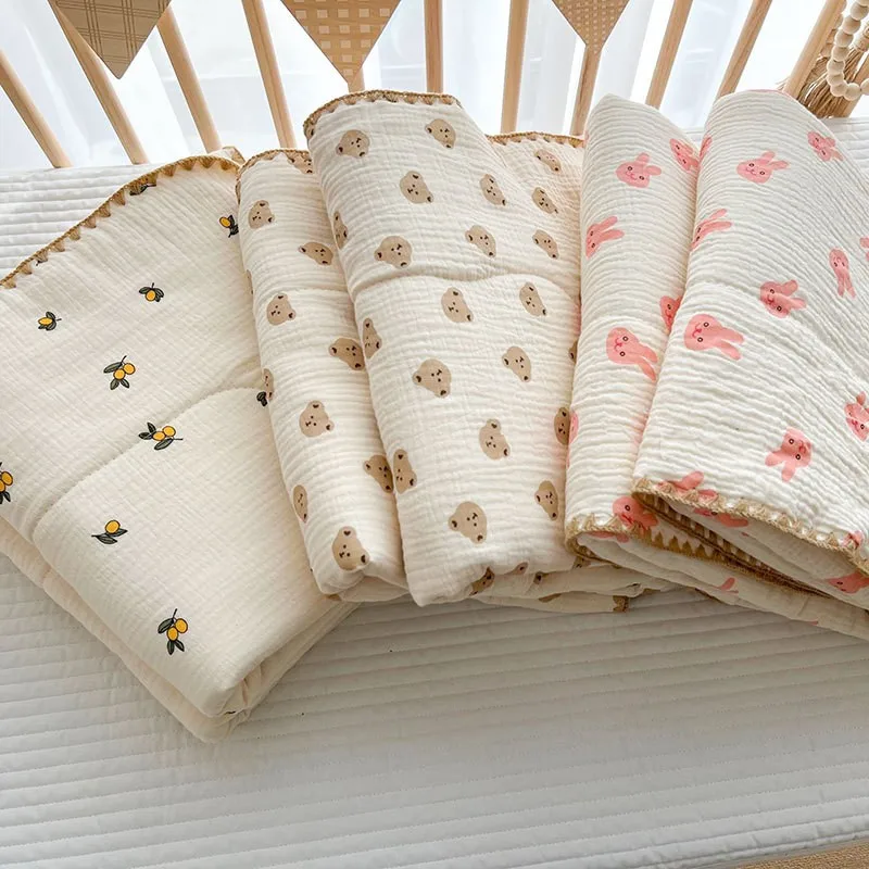 Baby Multifunctional Bath Towel 100% Cotton Gauze Blanket Newborn Hug By Children Blanket Winter Autumn