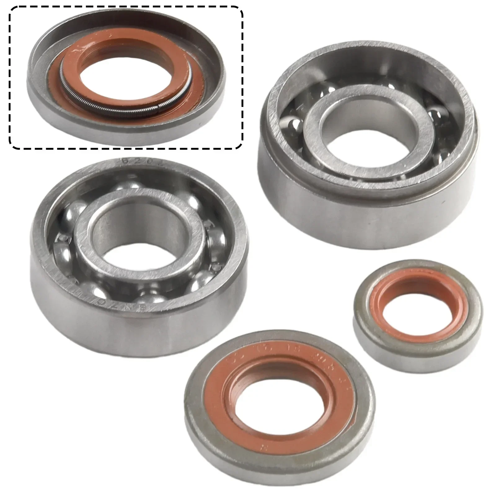 Imagem -04 - Rolamentos do Virabrequim do Elevado Desempenho e o Pacote dos Selos do Óleo Rolamentos Manivela para Stihl Ms360 036 034 9523 003 4266