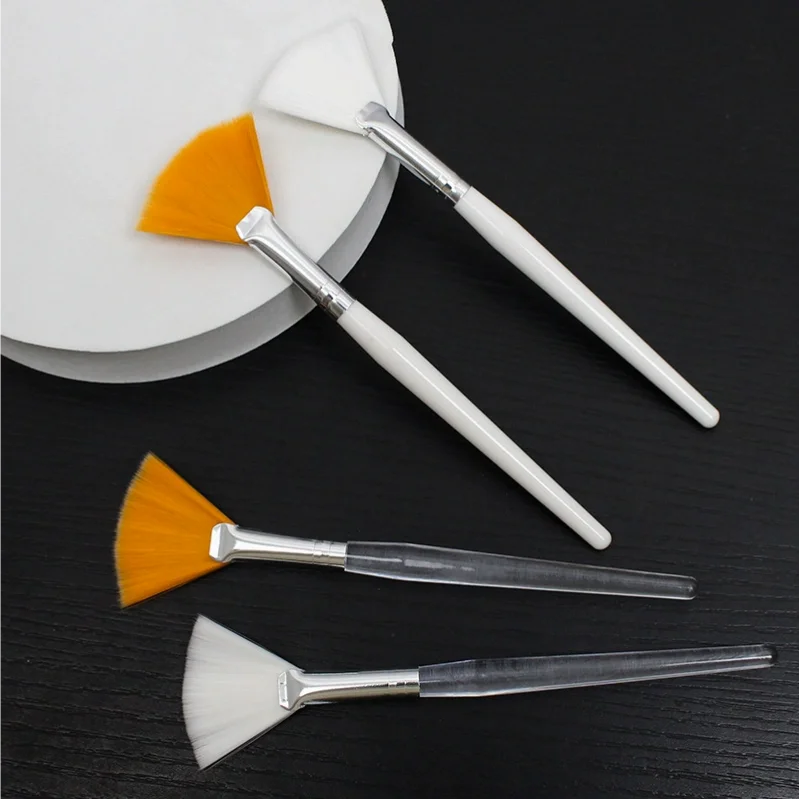 Beauty tools Fan shaped brush Fruit acid brush Makeup brush Beauty facial mask brush Decoration essence brush Single bag