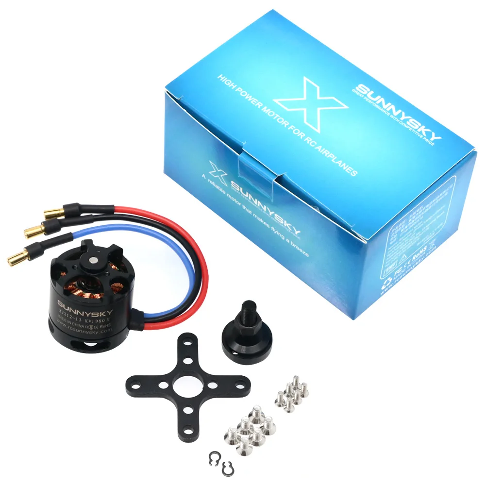 SUNNYSKY X2212 980KV KV1400/1250/2450 motore Brushless (albero corto) per Rc FPV Drone Quad-Hexa copter