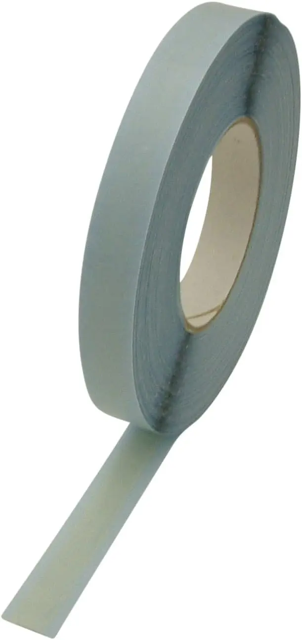 

112988 0485 Rubber Adhesive Strip Tape: 1/64" thick x 1/2" x 98 ft., Clear