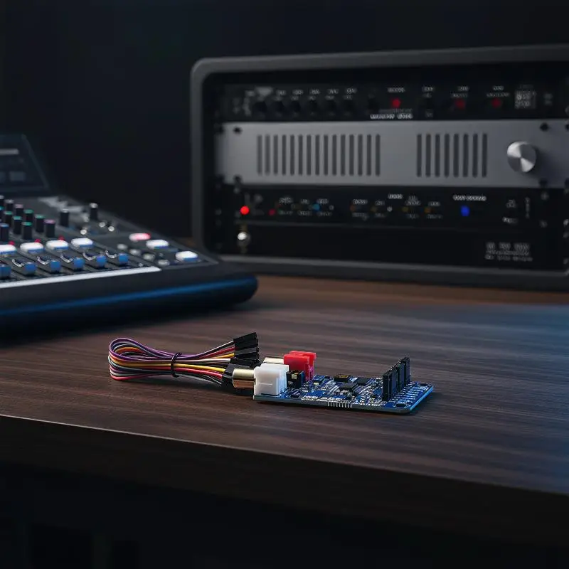 I2S ADC Audio Converter Module 24Bit 192K Lossless Transmission RCA 3.5mm Input for Audio Enthusiast DIY Projects
