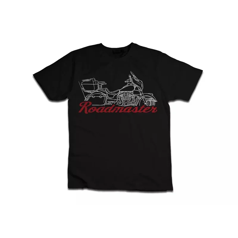 

2024 men T shirt casual Indian Roadmaster 1.2.2024 motorcycle for bikers T-shirt graphic summer short sleeves 100% cotton S-3XL